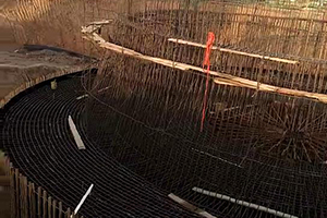 齐齐哈尔砼烟囱新建施工现场